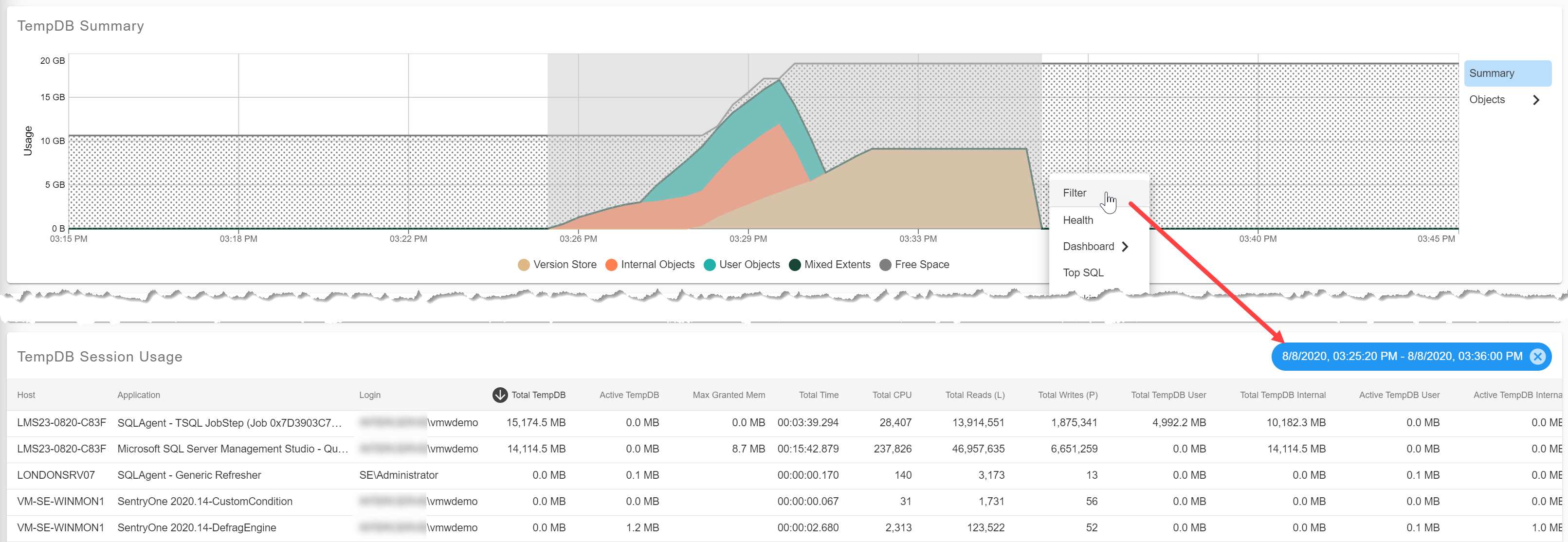 SentryOne Clears the Fog Around TempDB TempdbFilter